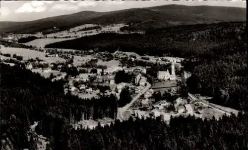 Ak Bayerisch Eisenstein im Bayrischen Wald Niederbayern, Panorama