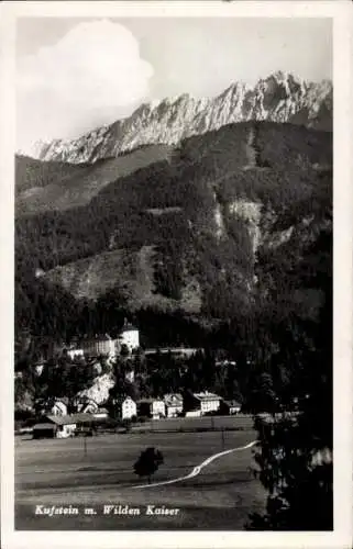 Ak Kufstein in Tirol, Gesamtansicht, Wilder Kaiser