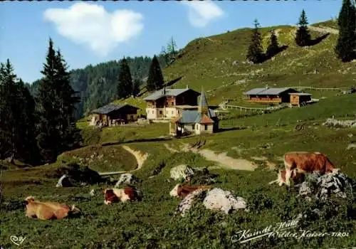 Ak Scheffau am Wilden Kaiser Tirol Österreich, Kaindlhütte