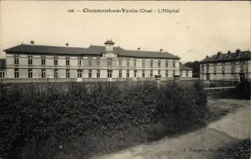 Ak Chaumont en Vexin Oise, Hopital