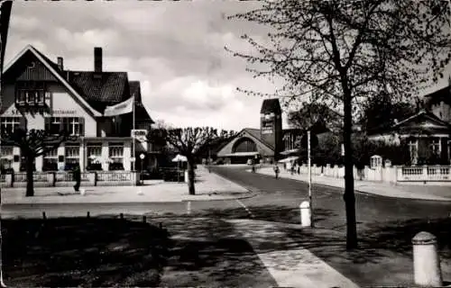 Ak Ostseebad Travemünde Lübeck, Strandbahnhof