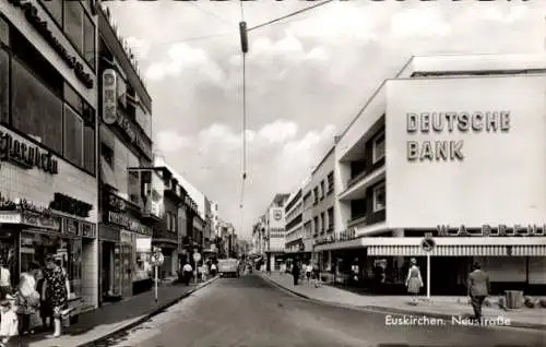 Ak Euskirchen Nordrhein Westfalen, Neustraße, Deutsche Bank