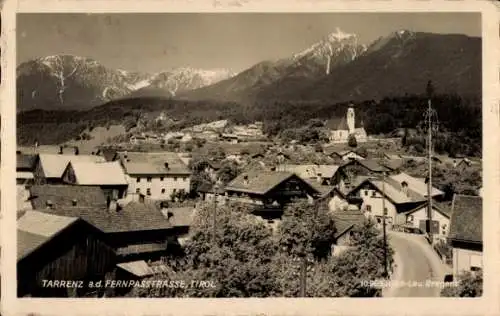 Ak Tarrenz in Tirol, Gesamtansicht, Fernpassstraße