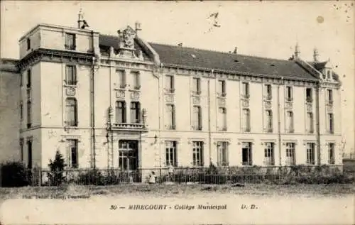 Ak Mirecourt Lothringen Vosges, College Municipal