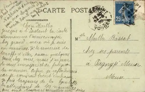 Ak Mirecourt Lothringen Vosges, College Municipal