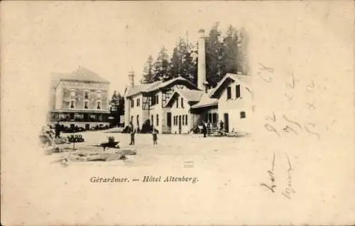 Ak Gérardmer Lothringen Vosges, Hotel Altenberg