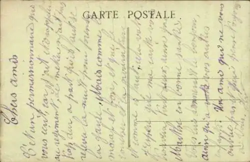 Ak Vaucouleurs Meuse, Rue de l'Hopital, Kinder vor Blumenbogen