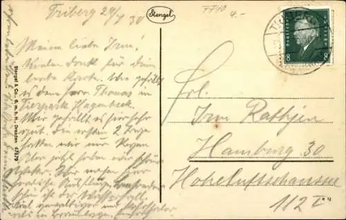 Ak Triberg im Schwarzwald, Wasserfallstraße