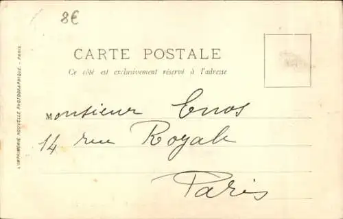 Ak Trouville Calvados, Jardin Public