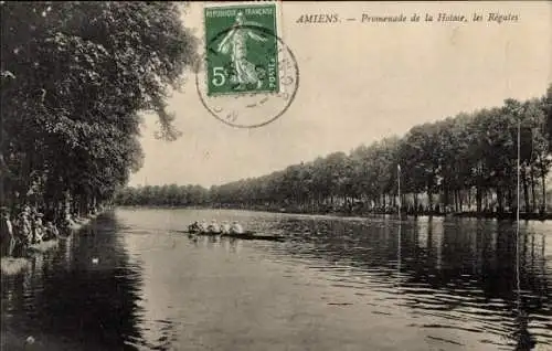 Ak Amiens Somme, Promenade de la Hotoie, les Regales