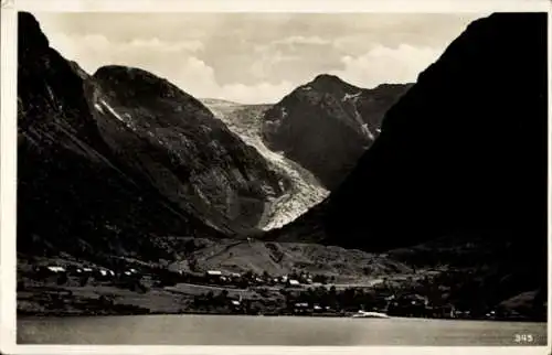 Ak Norwegen, Sundalgletscher im Maurangerfjord