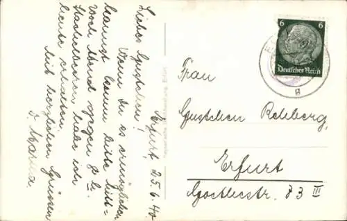 Ak Erfurt in Thüringen, Stadtpark, Springbrunnen