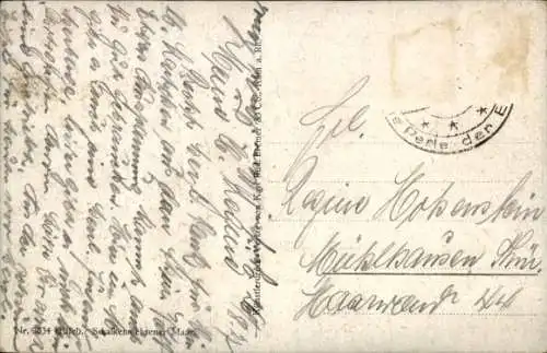 Künstler Ak Schalkenmehren in der Eifel, Schalkenmehrener Maar