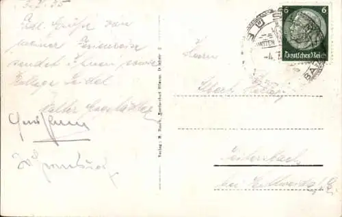 Ak Nordseebad Büsum, Südstrand, Strandkörbe Panorama, Leuchtturm