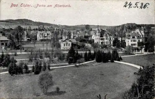 Ak Bad Elster im Vogtland, im Albertpark