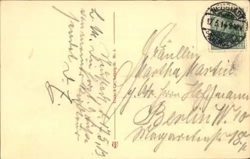 Ak Neustadt in Sachsen, Rathaus, Kirchturm