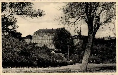 Ak Zschöppichen Mittweida in Sachsen, Teilansicht vom Schloss Neusorge