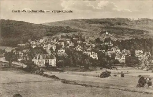 Ak Bad Wilhelmshöhe Kassel in Hessen, Villen-Kolonie