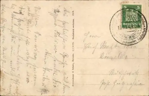 Ak Nossen Sachsen, Schloss mit Mulde