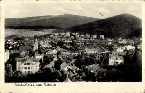 Ak Friedrichroda im Thüringer Wald, Totalansicht, Blick vom Kurhaus