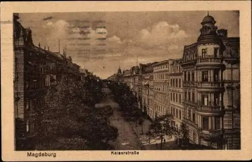 Ak Magdeburg an der Elbe, Kaiserstraße