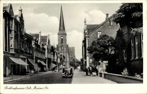 Ak Recklinghausen Süd, Marienstraße, Kirche