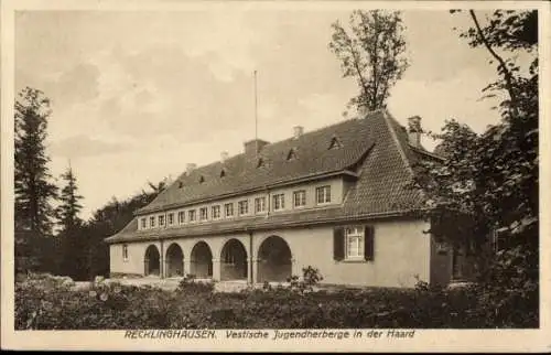 Ak Recklinghausen im Ruhrgebiet, Vestische Jugendherberge in der Haard