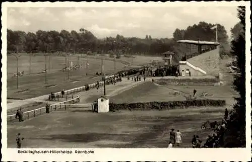 Ak Hillerheide Recklinghausen im Ruhrgebiet, Rennbahn