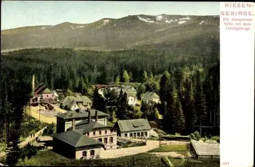 Ak Szklarska Poręba Schreiberhau Riesengebirge Schlesien, Josephinenhütte, Hochgebirge