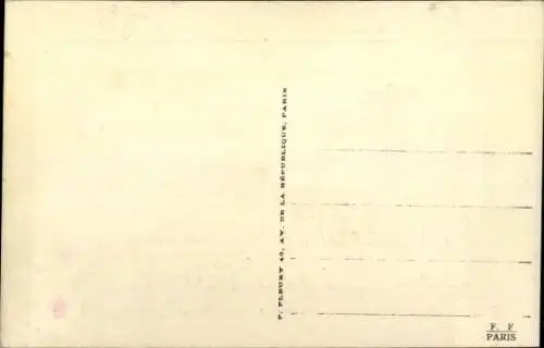 Ak Französische Eisenbahn, Etat, Dampflok No. 32.917, Tender