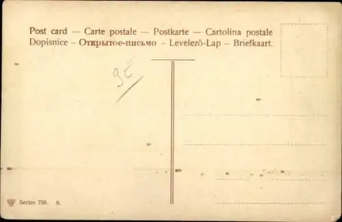 Ak Niederländische Eisenbahn, Express, Hoek von Holland, Dampflok Nr. 997