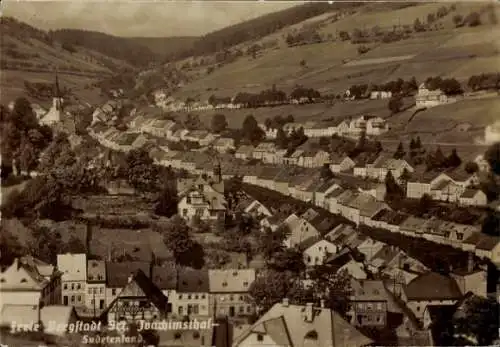 Ak Jáchymov Sankt Joachimsthal Region Karlsbad, Gesamtansicht