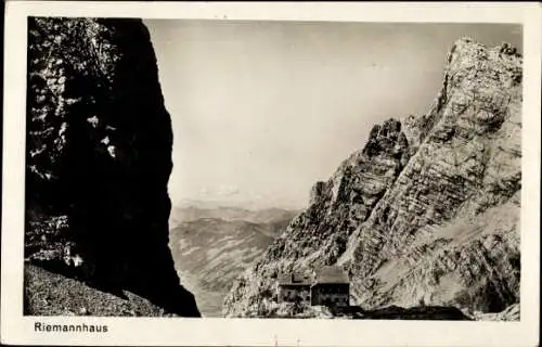 Ak Steinernes Meer Salzburger Land Österreich, Ramseider Scharte, Riemannhaus