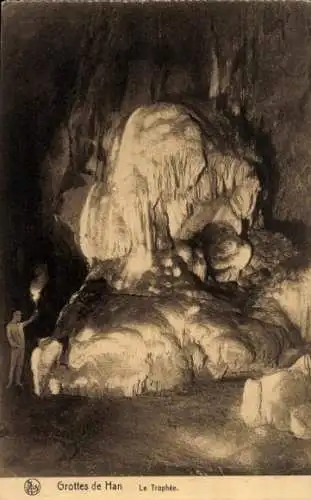 Ak-Höhle von Han Han sur Lesse Wallonien Namur, Trophäe