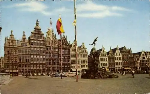 Ak Antwerpen Antwerpen Flandern, Maisons des Gildes