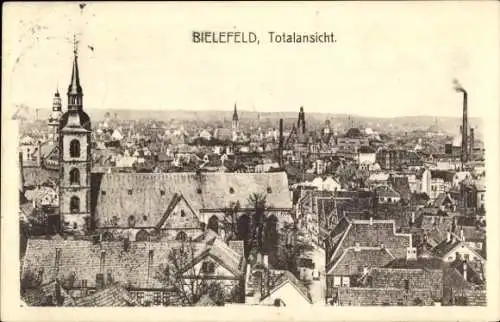 Ak Bielefeld in Nordrhein Westfalen, Gesamtansicht