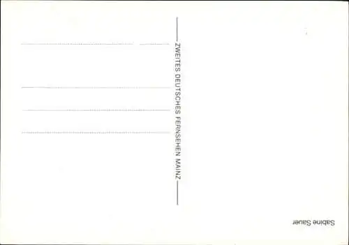 Ak Schauspielerin Sabine Sauer, Portrait, Autogramm