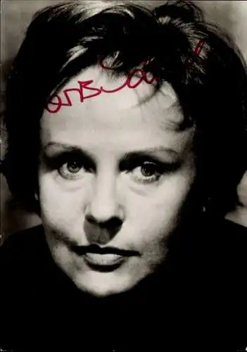 Ak Schauspielerin Doris Schade, Portrait, Autogramm