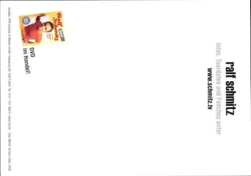 Ak Schauspieler Ralf Schmitz, Portrait, Autogramm