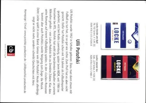 Ak Moderator Ulli Potofski, Portrait, Autogramm