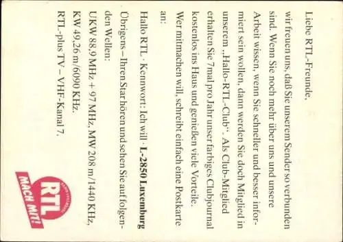 Ak Moderator Ulli Potofski, Portrait, Autogramm