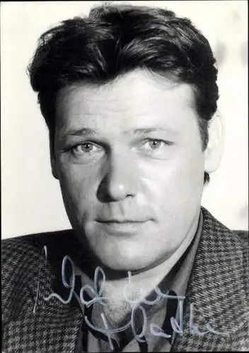 Ak Schauspieler Walter Plathe, Portrait, Autogramm