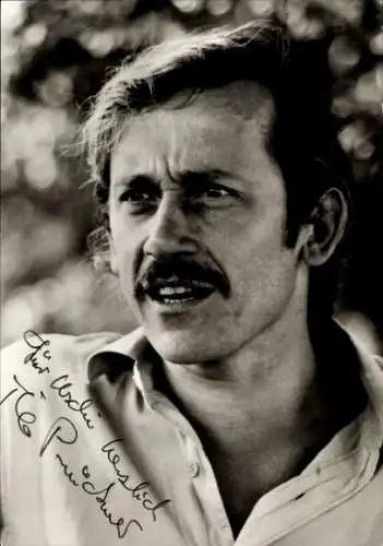 Ak Schauspieler Tilo Prückner, Portrait, Autogramm