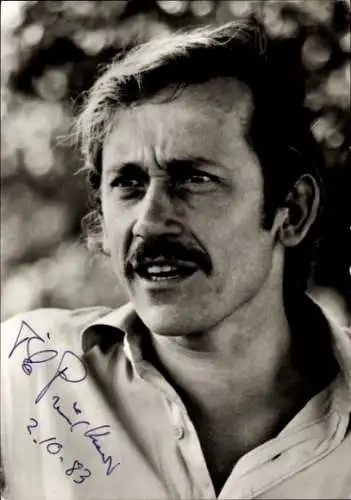 Ak Schauspieler Tilo Prückner, Portrait, Autogramm