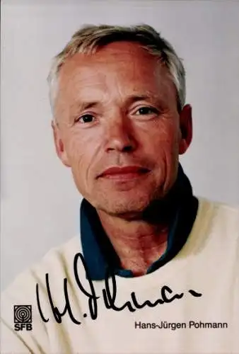 Ak Moderator Hans-Jürgen Pohmann, Portrait, Autogramm