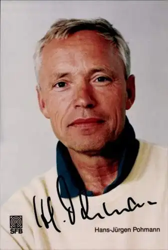 Ak Moderator Hans-Jürgen Pohmann, Portrait, Autogramm