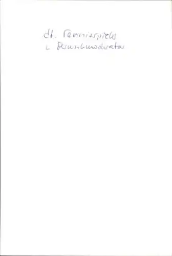 Ak Moderator Hans-Jürgen Pohmann, Portrait, Autogramm