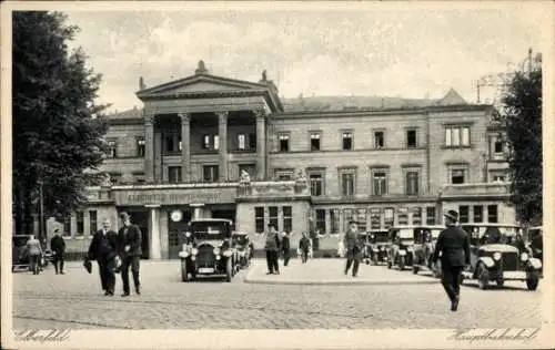 Ak Elberfeld Wuppertal, Hauptbahnhof