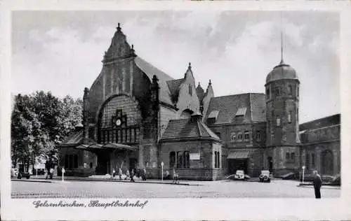 Ak Gelsenkirchen im Ruhrgebiet, Hauptbahnhof