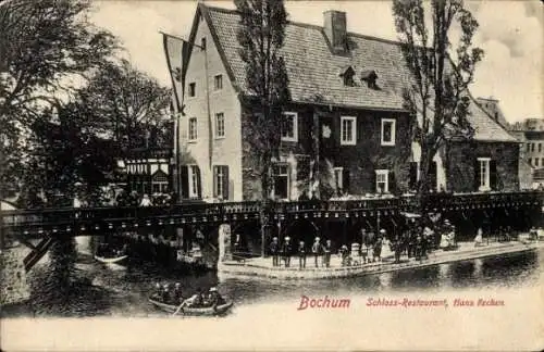 Ak Ehrenfeld Bochum im Ruhrgebiet, Haus Rechen, Schloss-Restaurant